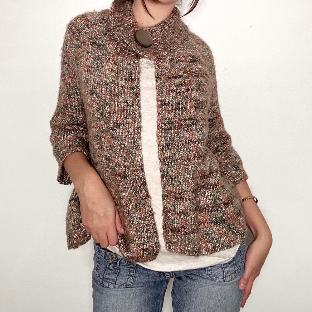 Y2k tweeds multicolored wool blend Shawl